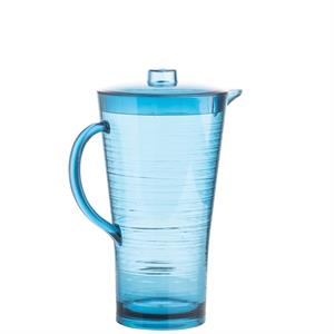 The Three Rivers Hampers Co. Blue Linear Pitcher 2L